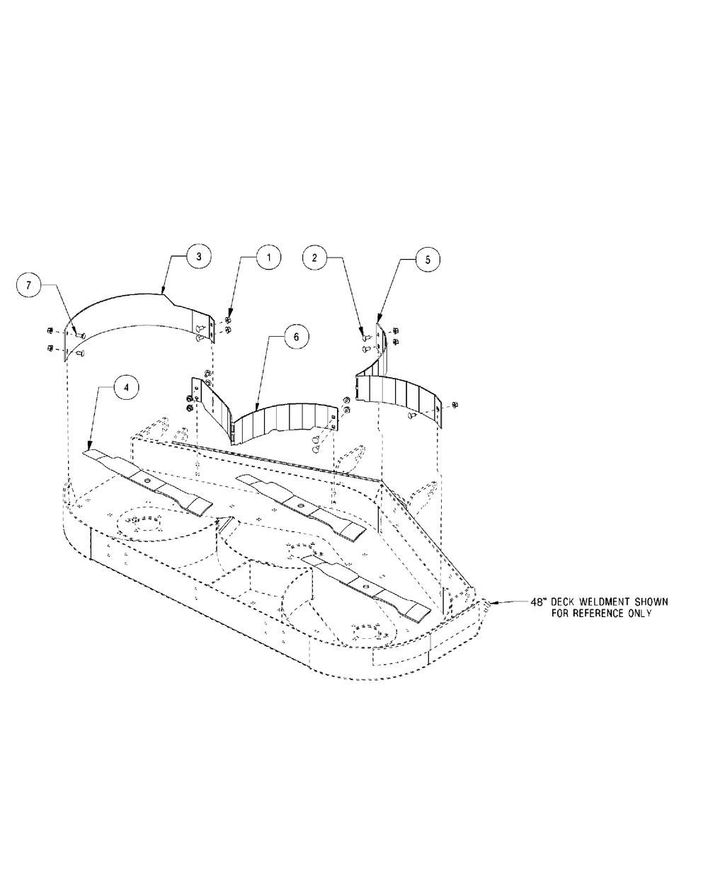 General Assembly Diagram and Parts List for 59A30028150 48Inch Cub Cadet Lawn Tractor